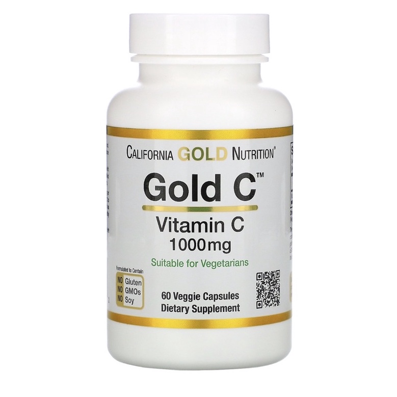 California Gold Nutrition Gold C 1000mg 60caps