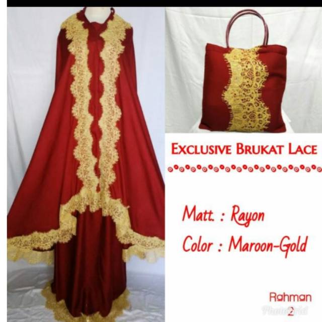 Mukena Bali Renda Brukat