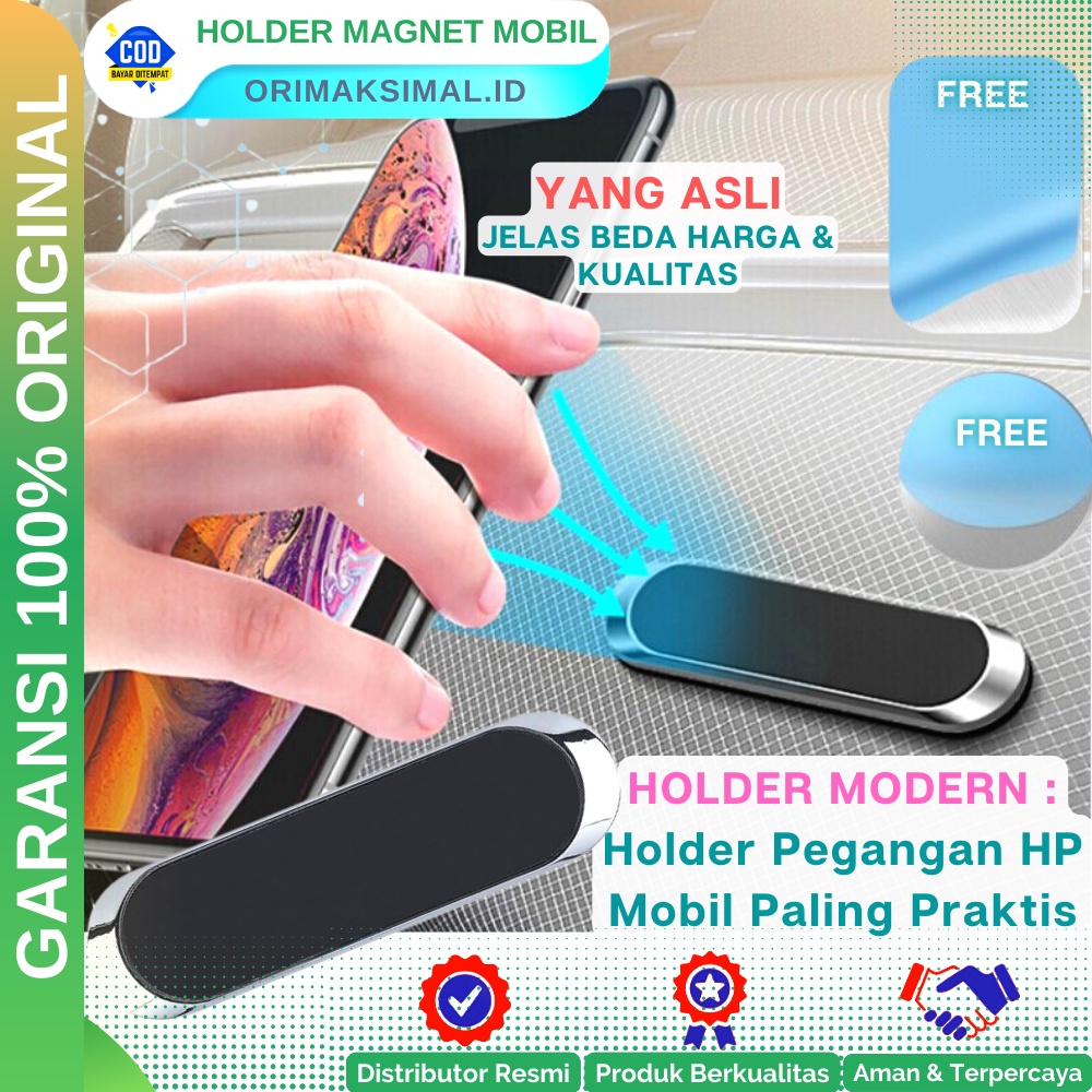 Phone Holder Hp Mobil Magnetic Stand Hp Phone Holder Handphone Magnet Serbaguna Multifungsi Universa