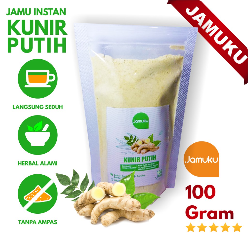 

Minuman bubuk kunir putih 100g JAMUKU