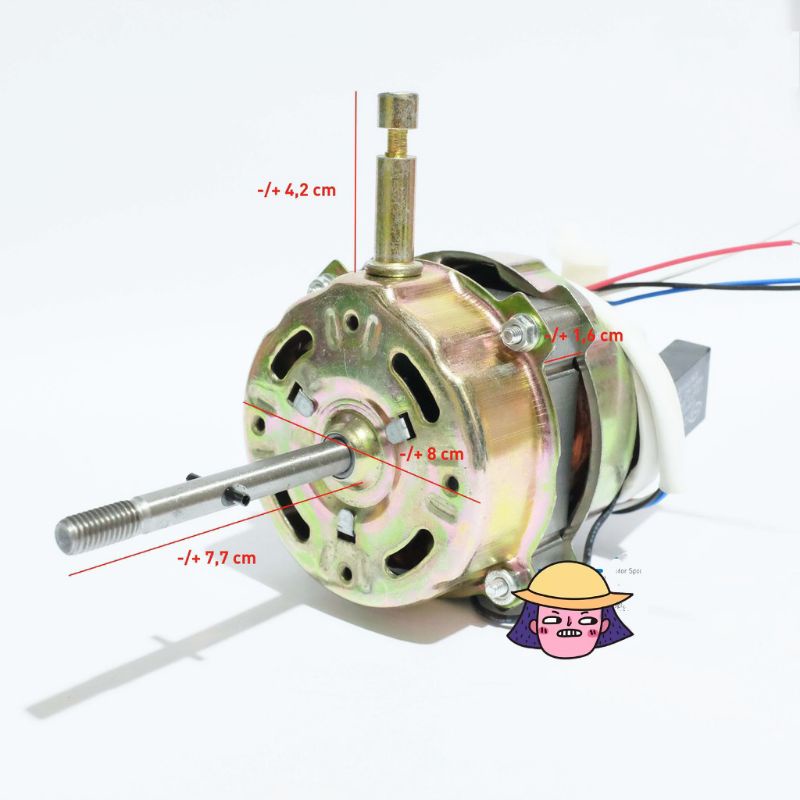 Dinamo Kipas Miyako Stanfan , Motor Kipas  , Stanfan  , Wallfan ,  Dinding Miyako  ,  AS   Pendek