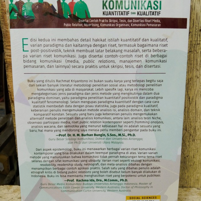 

MUST HAVE!! TEKNIK PRAKTIS RISET KOMUNIKASI KUANTITATIF DAN KUALITATIF TERMURAH