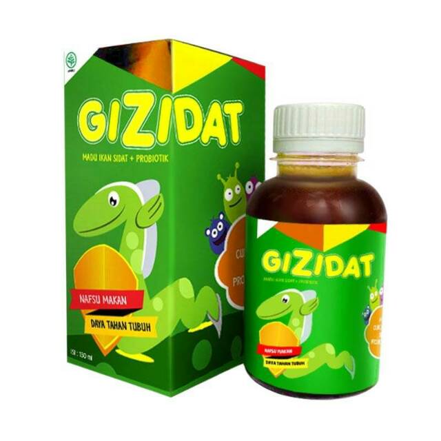 

GIZIDAT Madu Anak Vitamin Penambah Nafsu Makan Daya tahan Tubuh