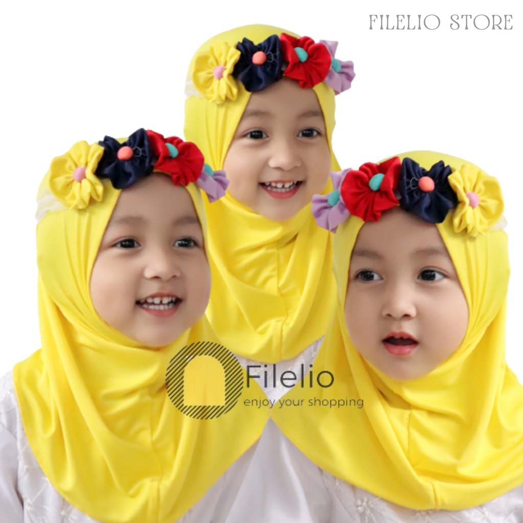 TERMURAH Hijab Anak Perempuan Bando Tila Jilbab Anak Murah Umur 0-3 Tahun Kerudung Anak Bayi