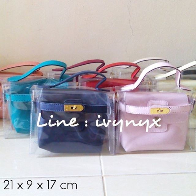 Tas Kelly Mini YSL Transparan Tas Lokal
