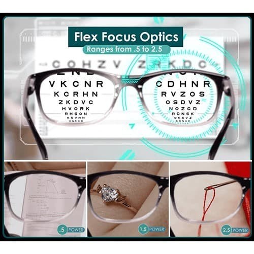 One Power Readers - Flex Auto Focus Optic - Kacamata Baca Bifocal