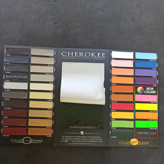 Cherokee ori ukuran jok standar(kulit jok motor)