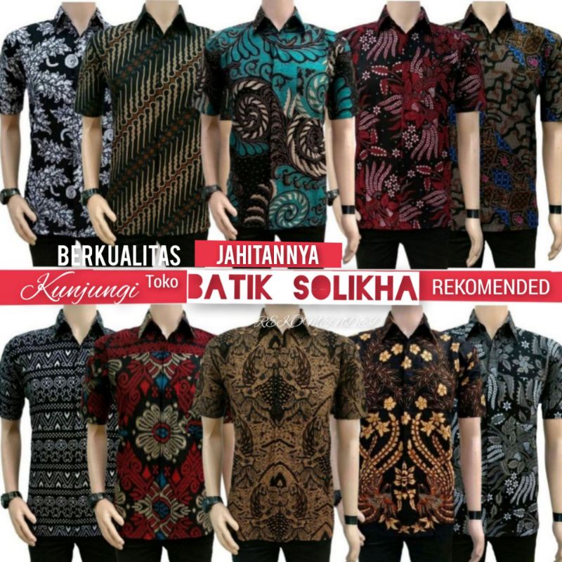 (TERLARIS) COD PROMO Baju batik kemeja batik | Hem Batik | Kemeja Batik pria | Batik pekalongan Motif terbaru