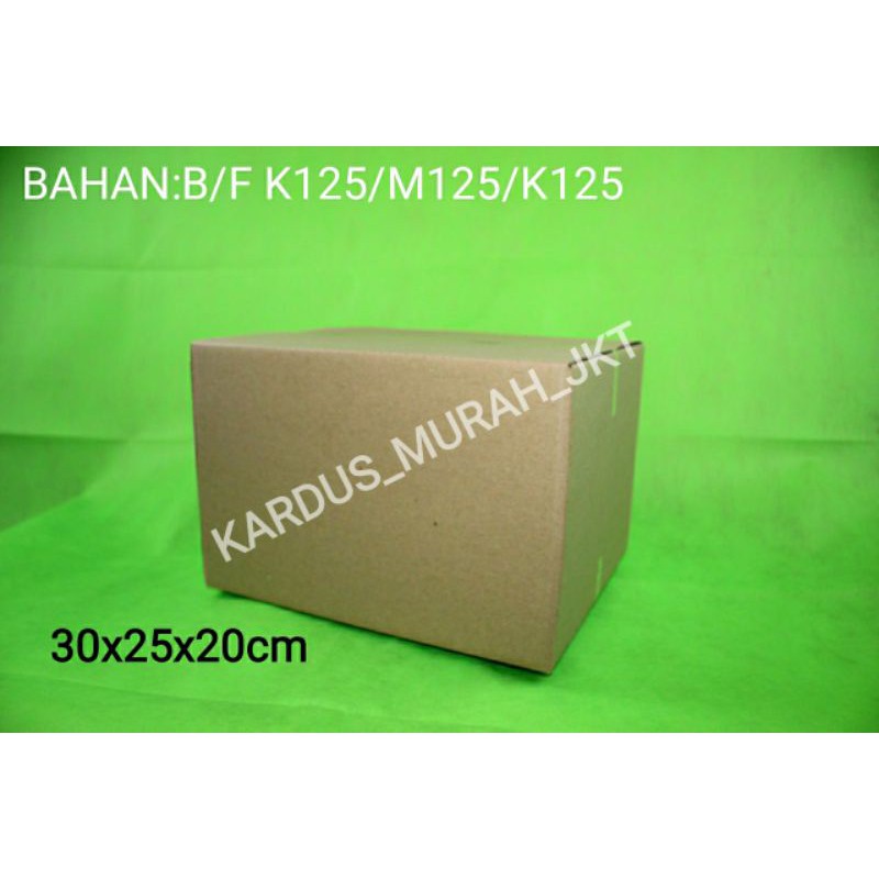 

KARDUS/KARTON POLOS UKURAN 30x25x20cm