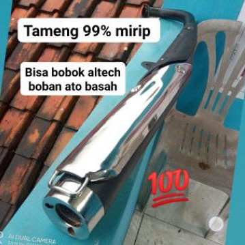 KNALPOT PEREDAM RX KING semi boban altech ato basah