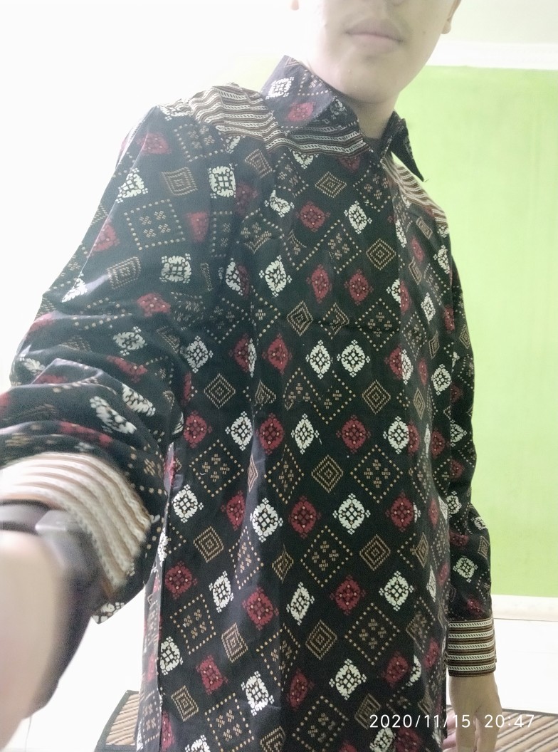 Diskon Distro Batik Hrb026 Kenongo Hem Pendek Padi Pekalongan M L Xl Batik Pria Murah Modern Grosir