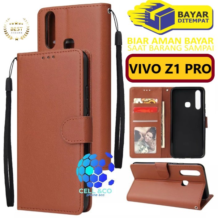 Flip cover VIVO Z1 PRO Flip case buka tutup kesing hp casing flip case leather wallet