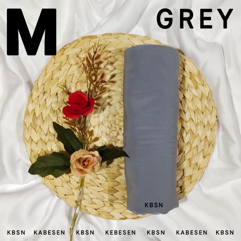 HIJAB L JERSEY PREMIUM NUTUP DADA PET TALI DEWASA- JILBAB KHIMAR KERUDUNG / READY GROSIR BPL TEEN BPL DEWASA BPL XL JUMBO JENIRA PAMELA FAMELY -kode KBSN 212  AO-AO-M-GREY