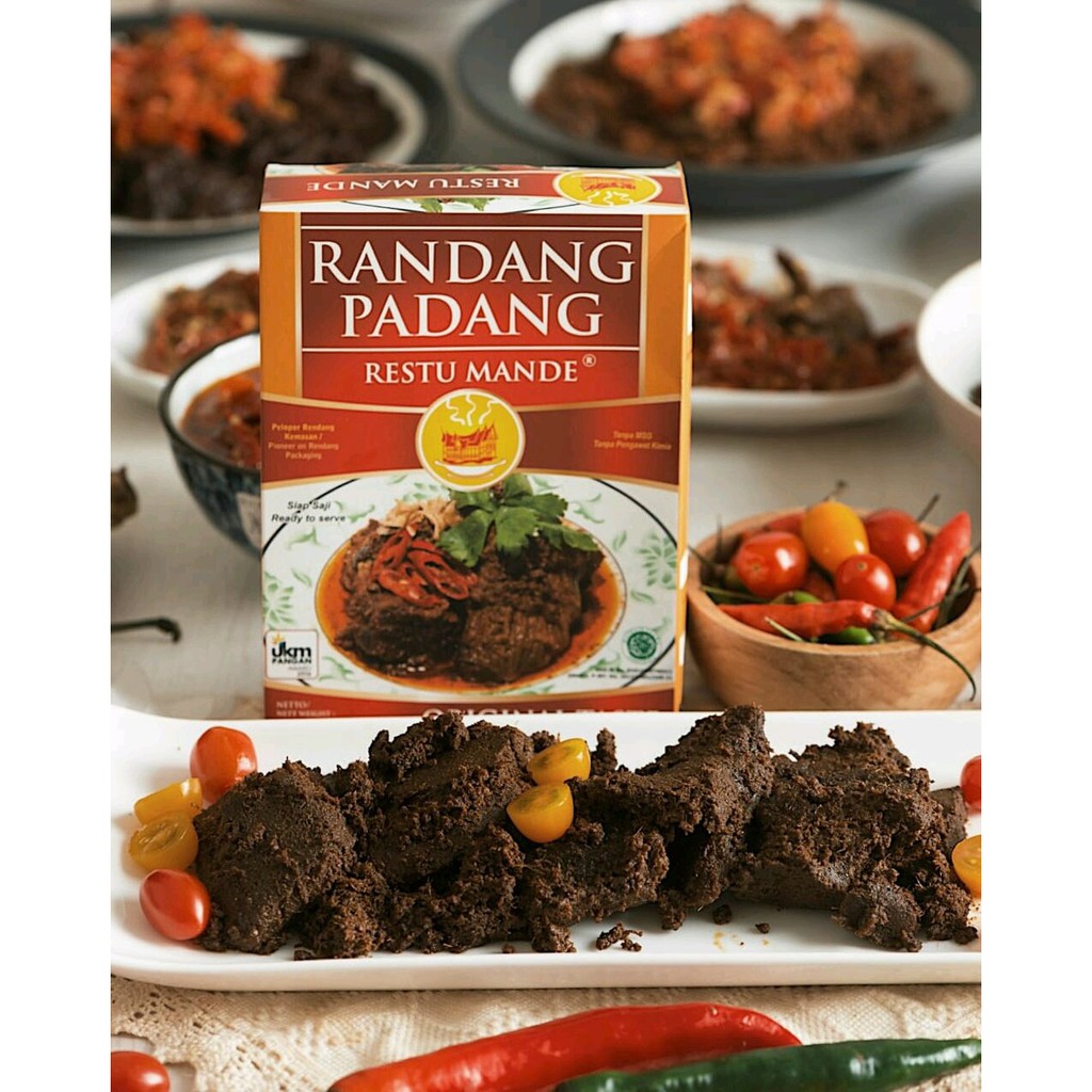 

RESTU MANDE - Rendang Sapi Hot / Spicy ( 300 Gram ) Terlaris