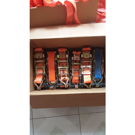 Kepala Besi penarik Trek belt tali krek rachet tie down 2 inch / 5cm