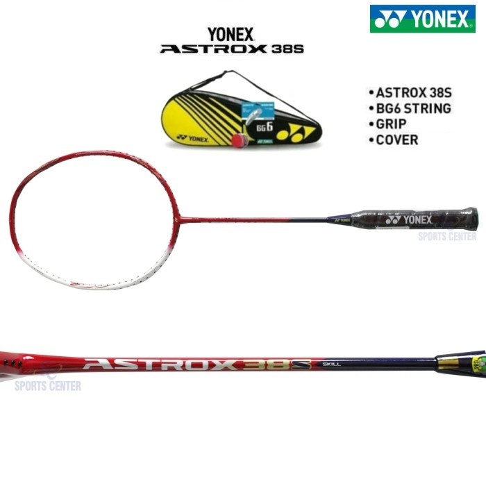 raket badminton Yonex astrox 38S/38D raket yonex 38 S/38 D ORIGINAL SUNRISE LOGO PBSI