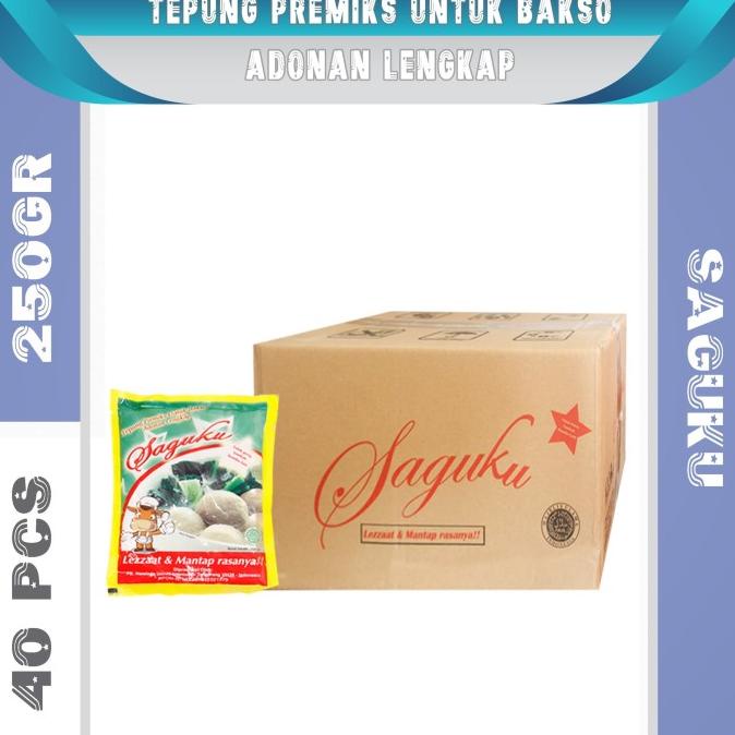 

Tepung Bakso Adonan Lengkap SAGUKU 250 gr (Isi 40 Pcs)