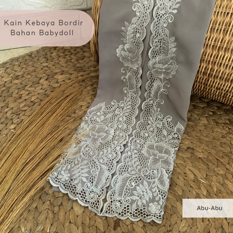 kain bordir | kebaya bordir | bahan kebaya bordir | kain bordir kebaya