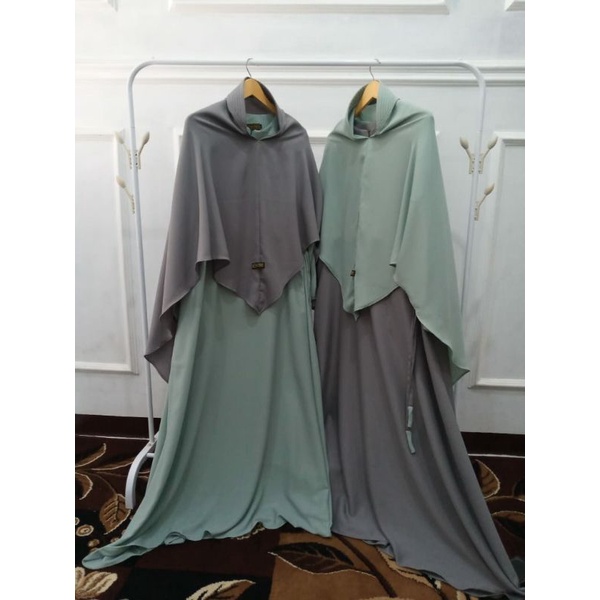 [HUSNA COLLECTION] GAMIS SET / ARUNA SET SERIES / GAMIS SET KHIMAR SYARI