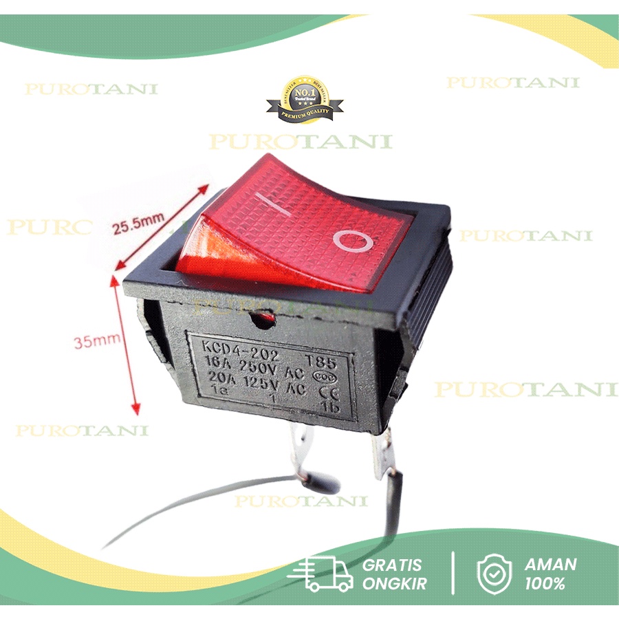 Saklar Sprayer Elektrik Switch On Off Tangki Cas Baterai Aki