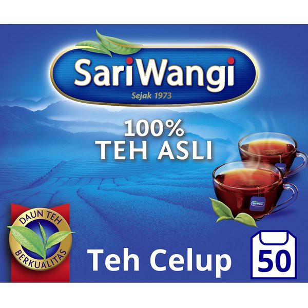 

Sariwangi Teh Hitam Asli 50 Teh Celup