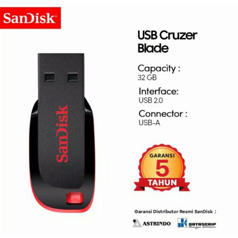 Flashdisk Sandisk 32Gb Original