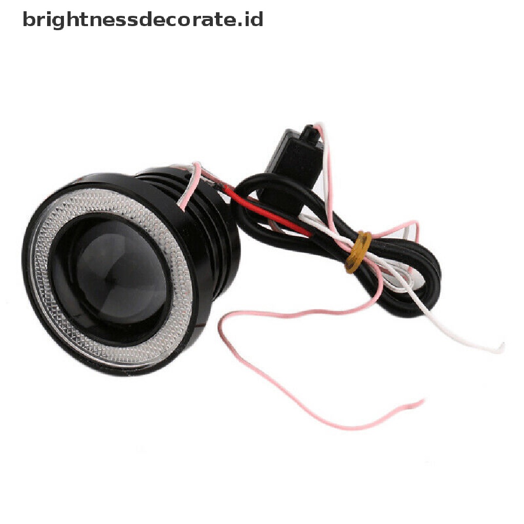 1 Pc Lampu Kabut Depan Mobil Suv Model Mata Malaikat Led 12v 3.5 &quot;