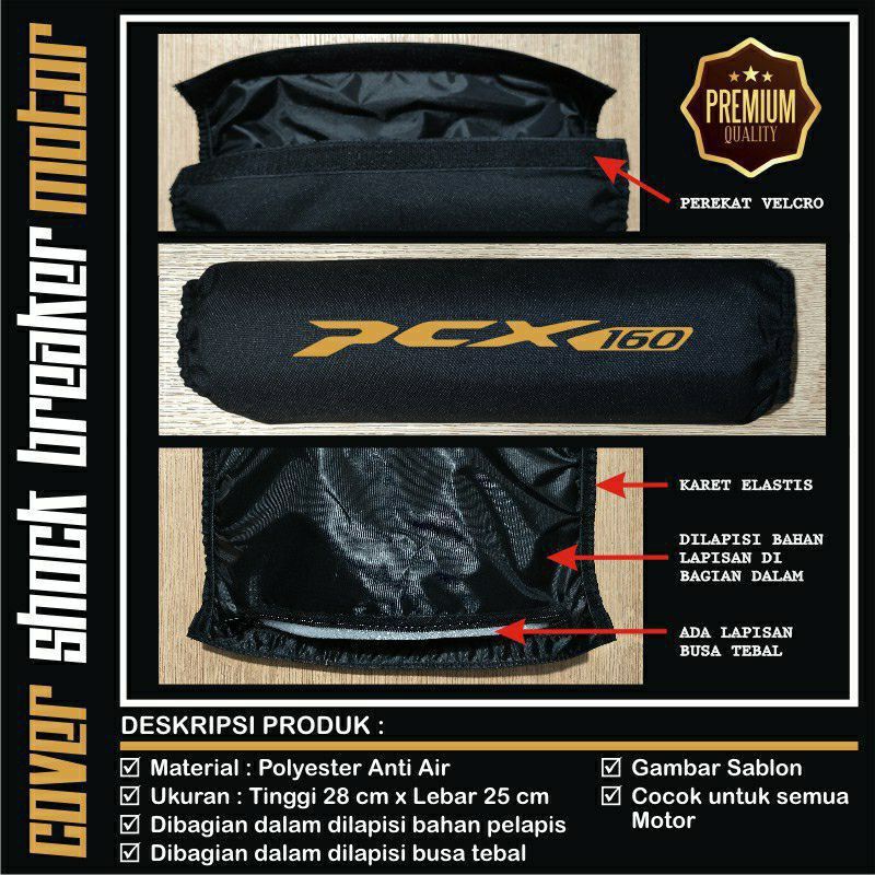 Sarung shokbreaker New PCX 160 Sarung shok New PCX 160 per 1 pcs