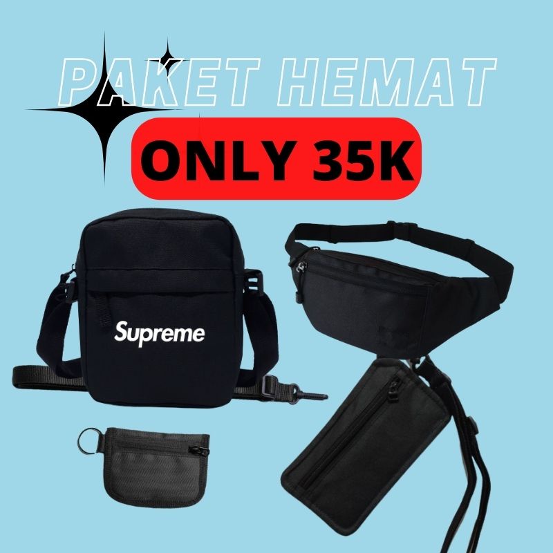 Paket Hemat Bundle Tas Waistbag