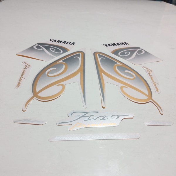 Striping Sticker Decal Yamaha Fino Premium 2018 2019 Putih