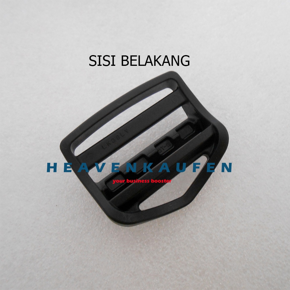 Ring Tangga / Ring Jalan Adjuster Tali Tas Ransel Lebar 3,8 cm YKK Poly Acetal Kuat Kokoh Bagus High Quality