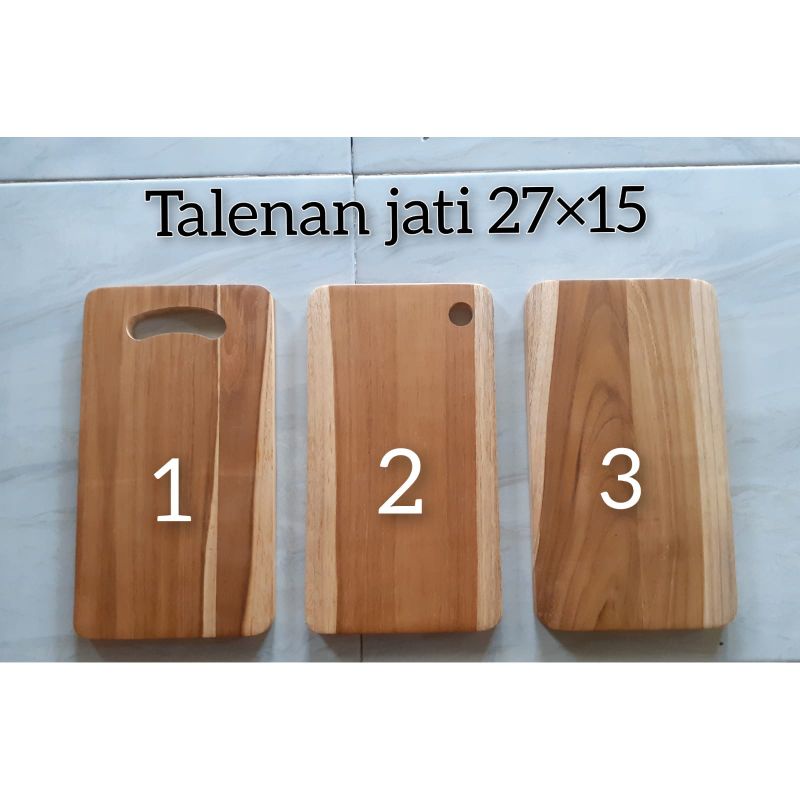 Talenan Jati Kecil / Telenan Jati 27x15 cm