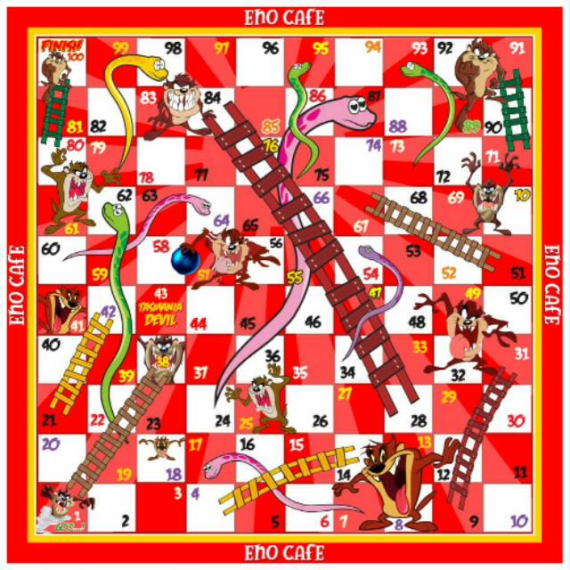 Mainan Anak / Ular tangga jumbo