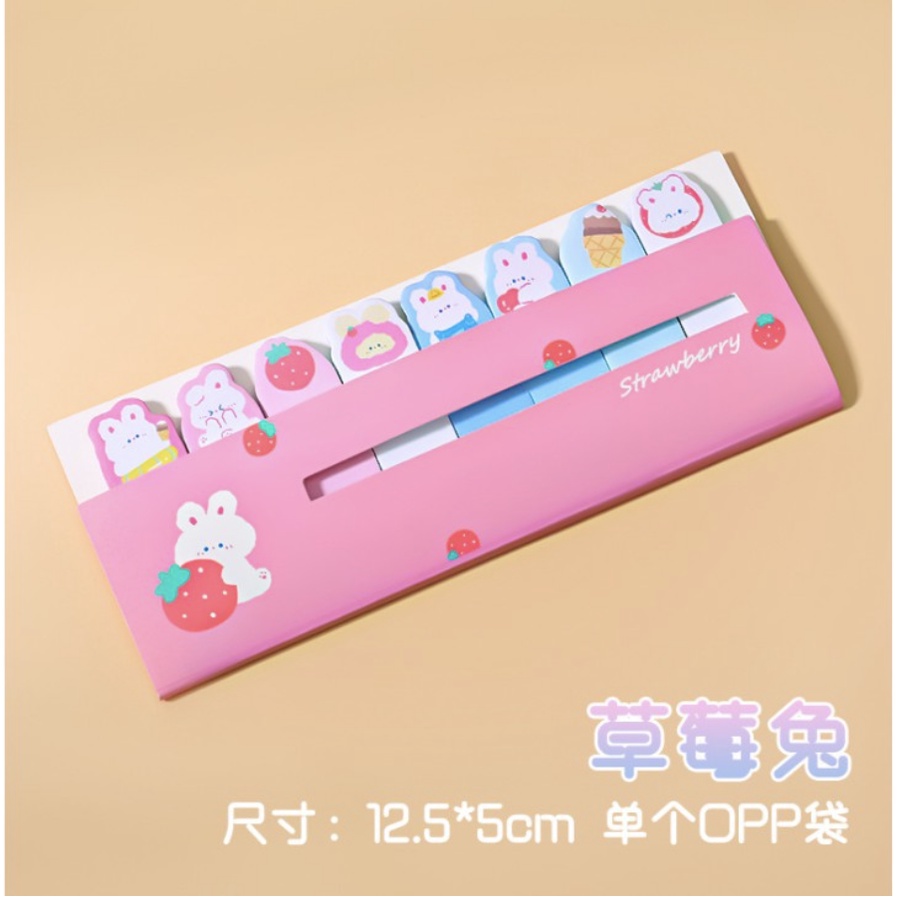 【GOGOMART】Sticky Notes Tempel / Memo Catatan - Stick Marker Sweet Lovely