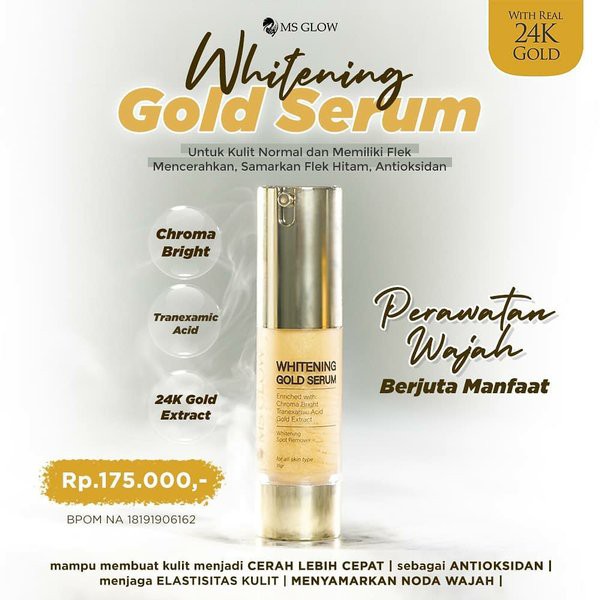 SERUM WHITENING GOLD MS GLOW