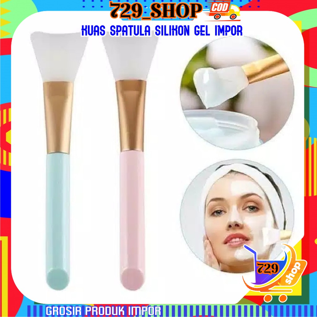 Spatula SIlikon Kuas Maske  Wajah Korean Style Impor Premium Best Seller