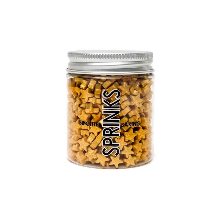 

Sprinks Gold Stars Sprinkles 70 Gram