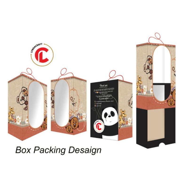 

Plus box untuk kado ( packing khusus produk lyndacraft)