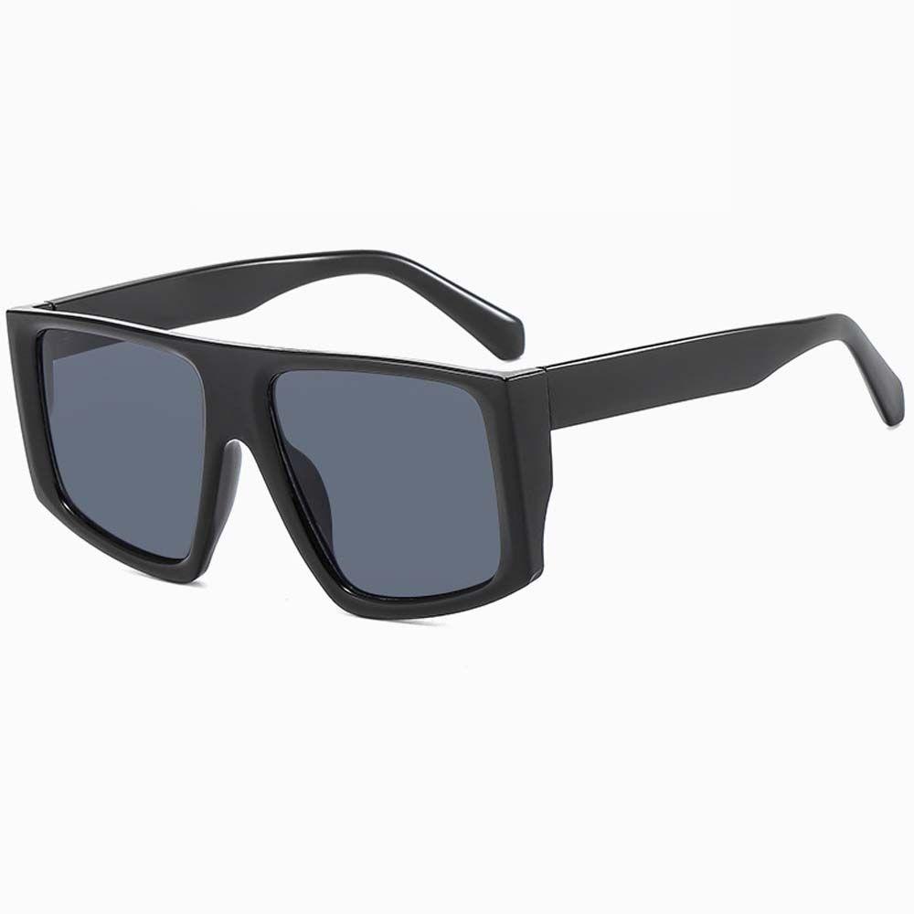 Mxbeauty Oversized Sunglasses Colorful Pria Bingkai Besar Anti UV Square Sun Eyewear Big Frame Kacamata Matahari