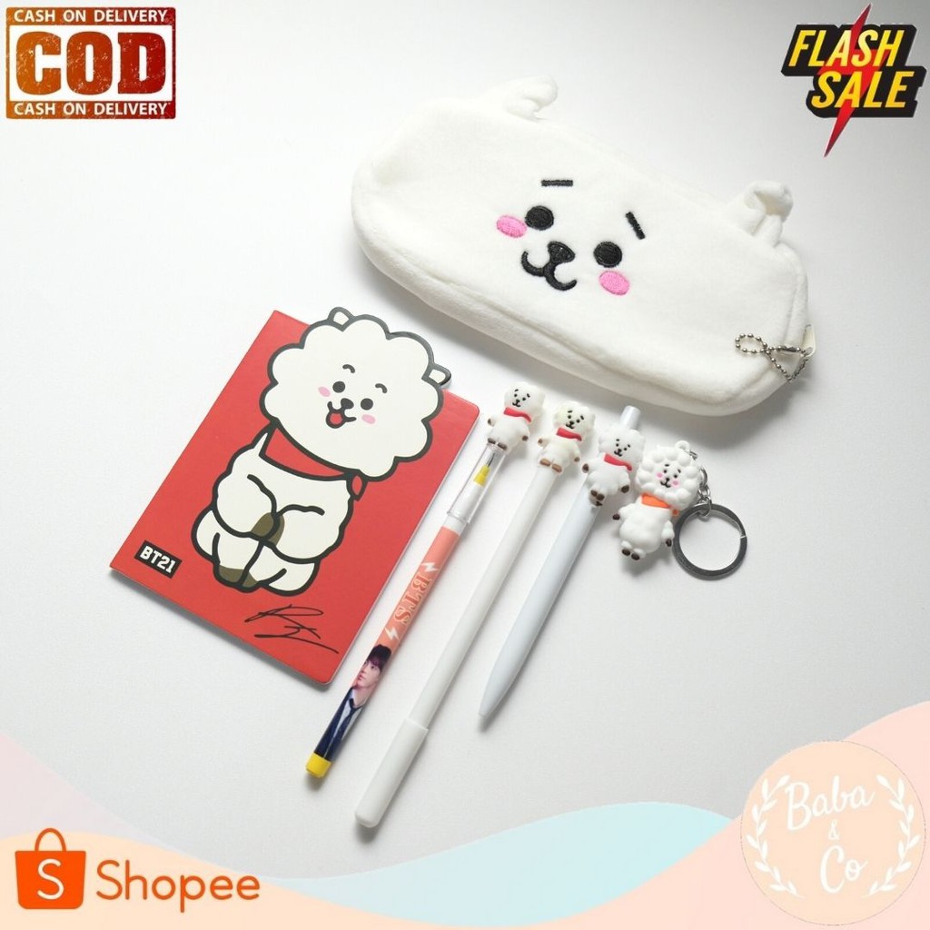 PAKET HEMAT ALAT TULIS KPOP COMBO HEMAT ALAT TULIS MURAH UNIK LUCU ALAT TULIS SEKOLAH KANTOR BISA COD-3