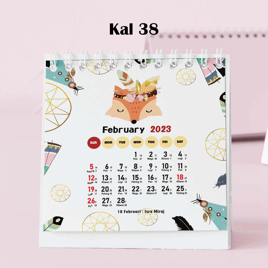 

Artomaringi Kalender Mini 2024 / Kalender Meja 2024 Custom KAL38