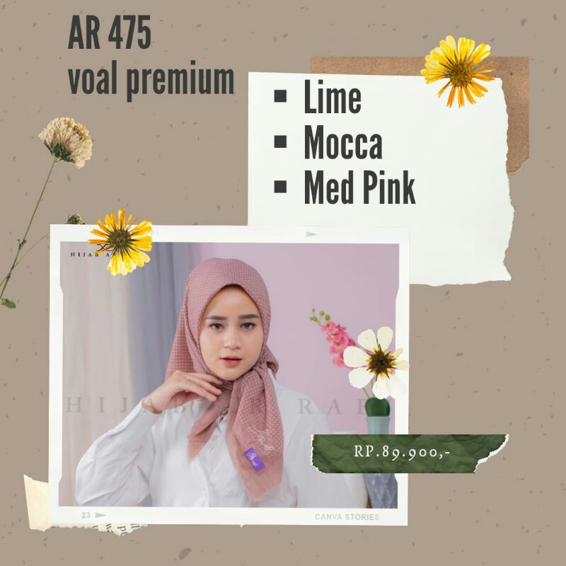 Hijab Arrafi Segi Empat