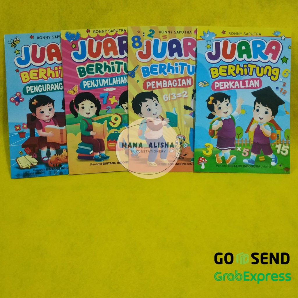 Paket Buku Anak Juara Berhitung Matematika Untuk TK Dan SD Shopee Indonesia