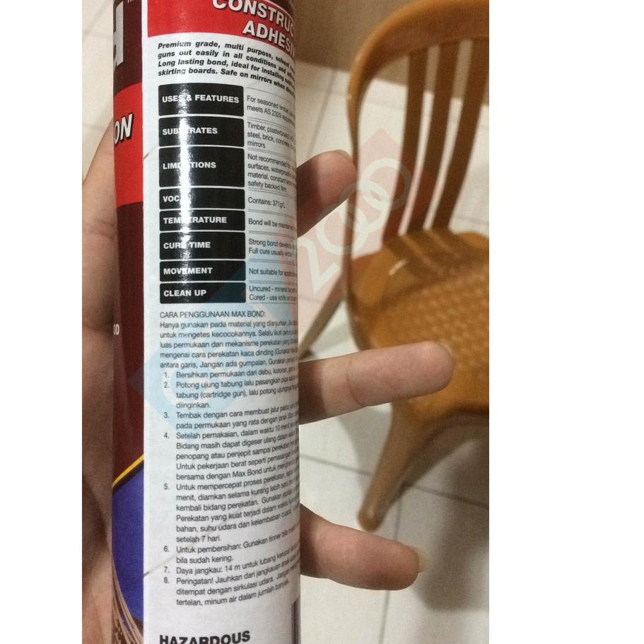 

Hot - Lem Maxbond Fuller Brown Construction Strong Adhesive ~