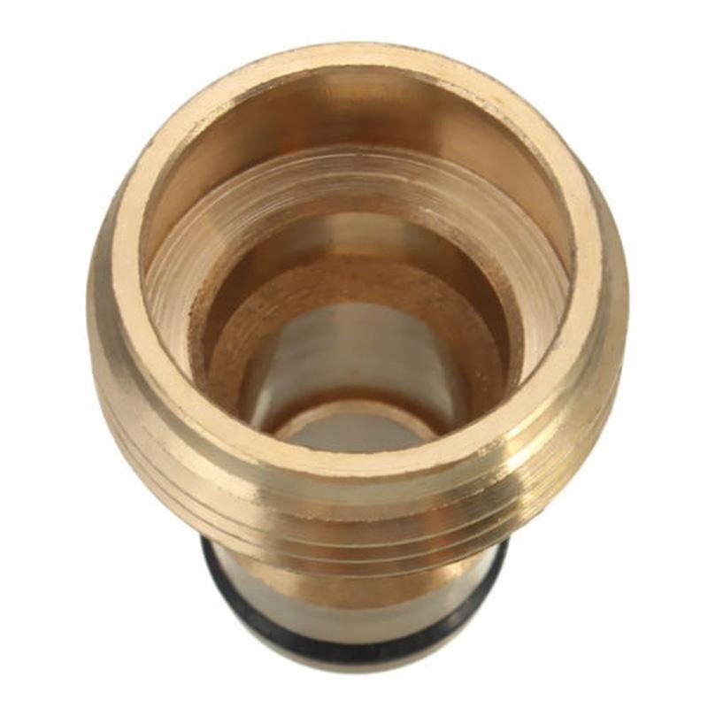 [ Featured ] 1 Piece Universal Solid Brass Thread Water Tap Male Quick Connector Adaptor