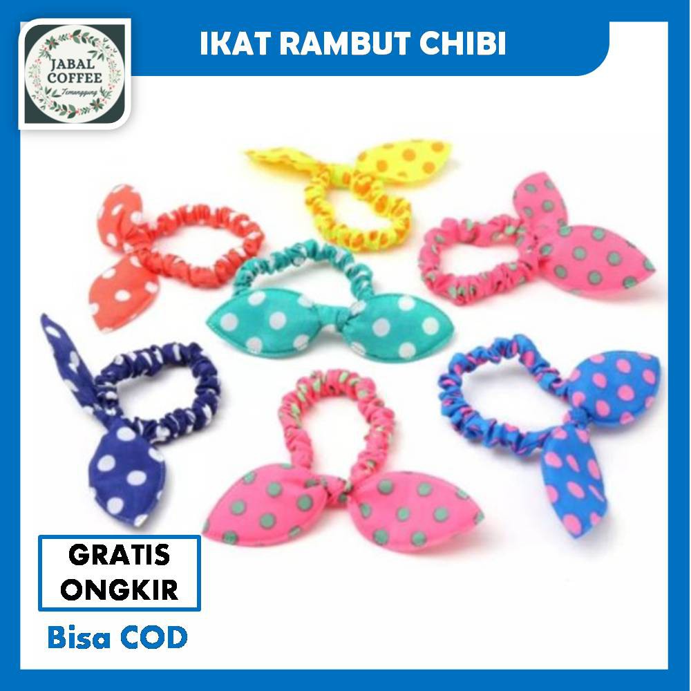 Ikat Rambut Pita Chibi / Ikat Rambut Small / Ikat Rambut Chibi / Kuncir Rambut Pita / Kuncir CibiJ93