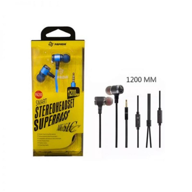 HEADSET PAPADA PA200 MEGA BASS MURAH