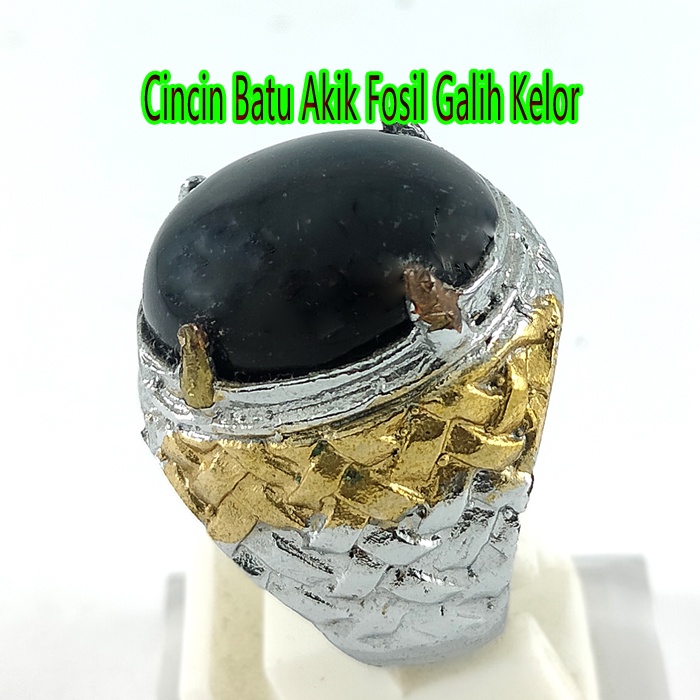 Cincin Batu Akik Fosil Galih Kelor