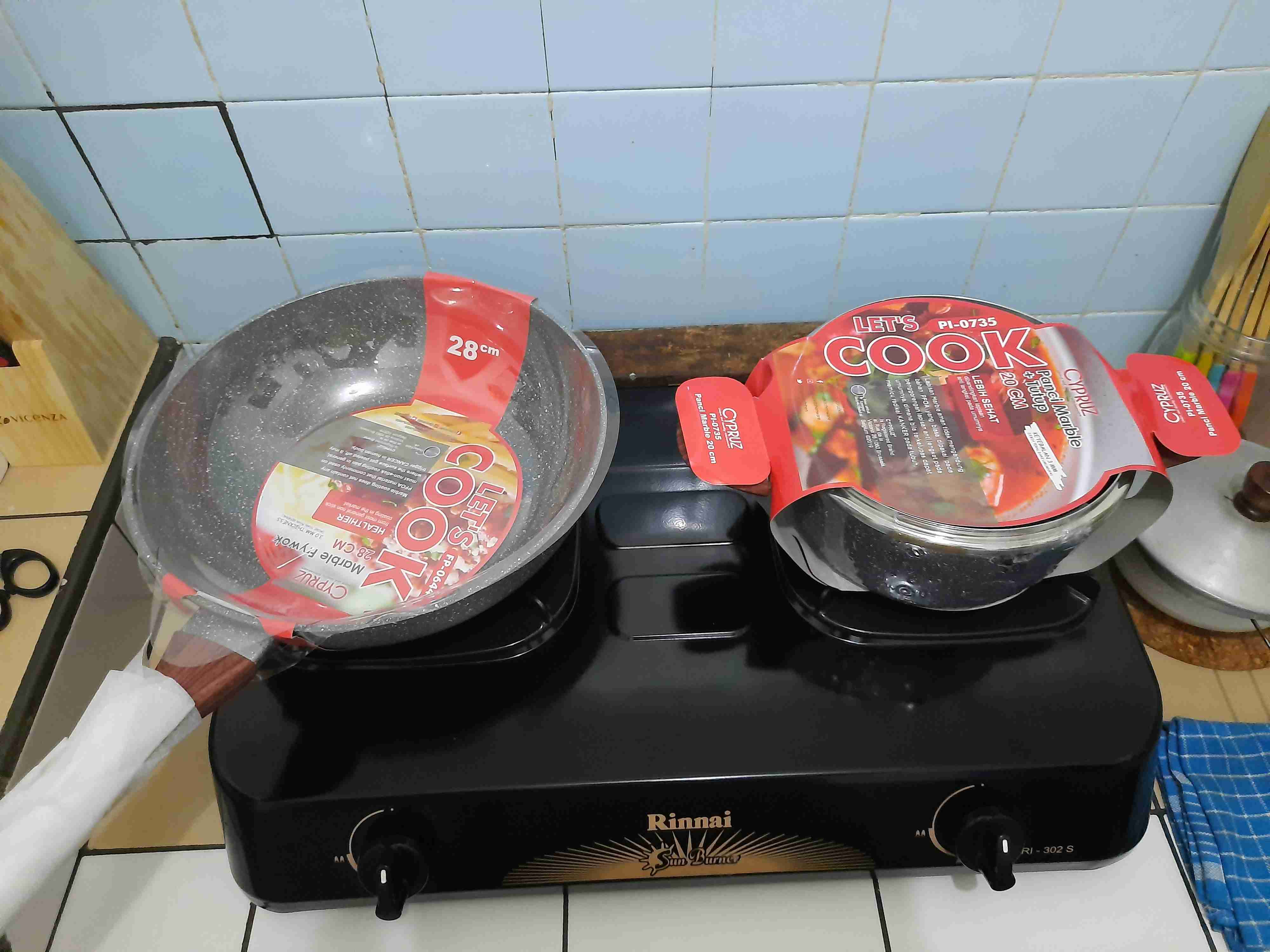 Kh Cypruz Panci Marbel Granite Caserol 20cm Induksi 20 Cm Premium Granite Anti Lengket