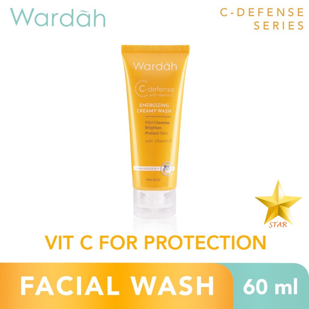 Jual ORIGINAL Wardah Energizing Creamy Wash Vit C Vitamin C Wajah Sabun